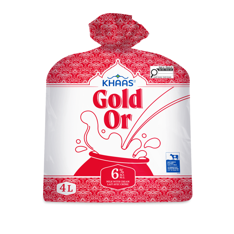 Khaas Gold 6% milk packaging